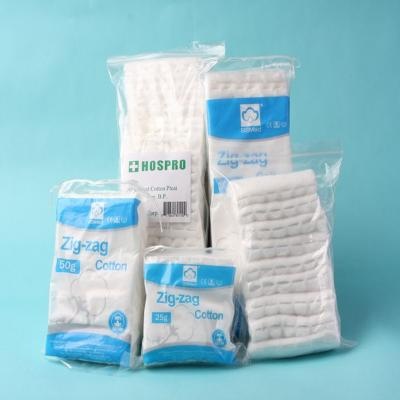 Absorbent Cotton Wool Surgical Zig Zag Cotton