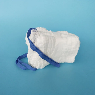 China Non Sterile Laparotomy Sponge OEM Abdominal Swab Surgical Gauze Pad Lap Sponge 24*20 Manufacturer