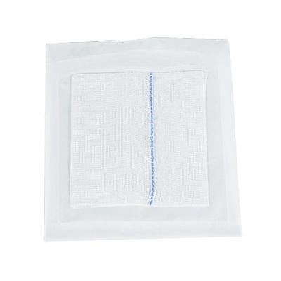 China 2*2'' Customized Hospital Disposable Degreased Sterile Pure Cotton Gauze Pad Medical Gauze Swab   4*4'' Manufacturer
