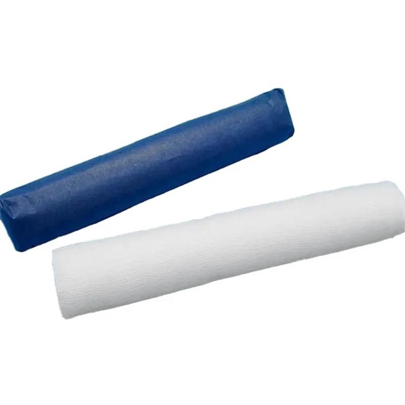 China Factory Sale Surgical Consumable Medical 100% Cotton Absorbent 4ply 19X15 Gauze Roll For Hospital Manufacturer