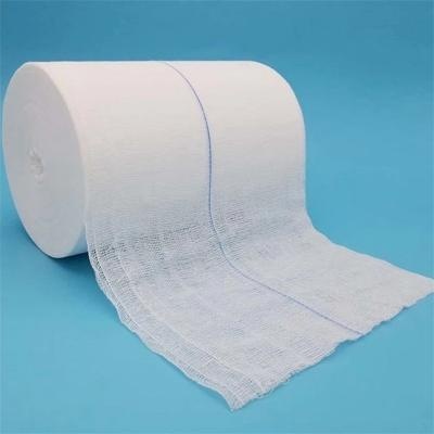 China Low Price Wholesale Custom Logo Surgical Absorbent Gauze Rolls Medical Manufacturer