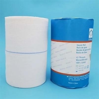 China Highly Absorbent Factory Made Medical Consumable Dressing Wound Sterile Hemostatic Medical Gauze Rolls 90*100yards Manufacturer